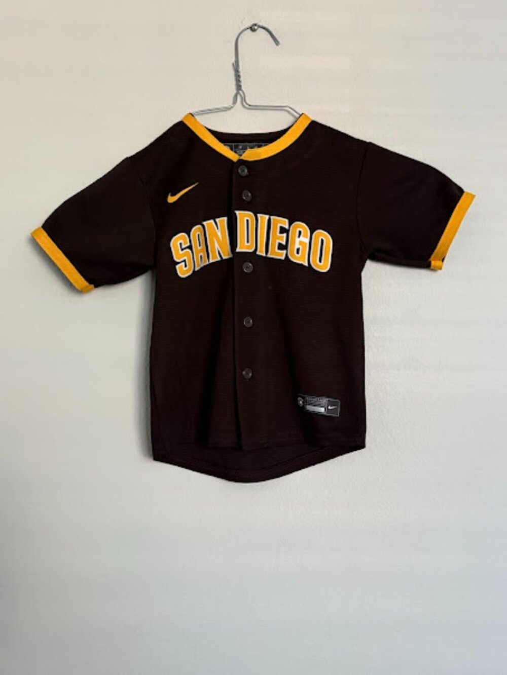 San Diego Padres - Nike - 3T Toddler Baseball Jersey - Used